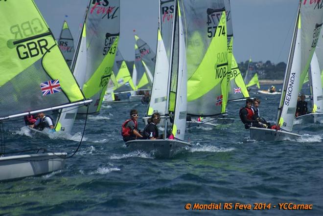 Allen RS Feva World Championships 2014 - Day three © Mondial RS Feva - YC Carnac